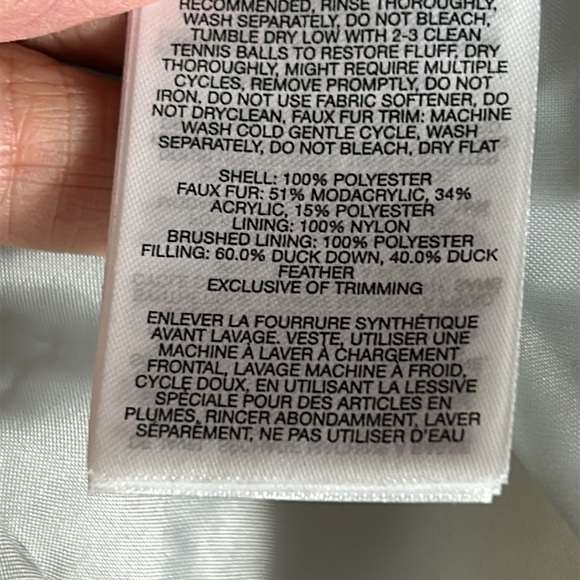 Columbia I Icy Heights Pink Mid Length Down Parka Size L - Picture 7 of 11